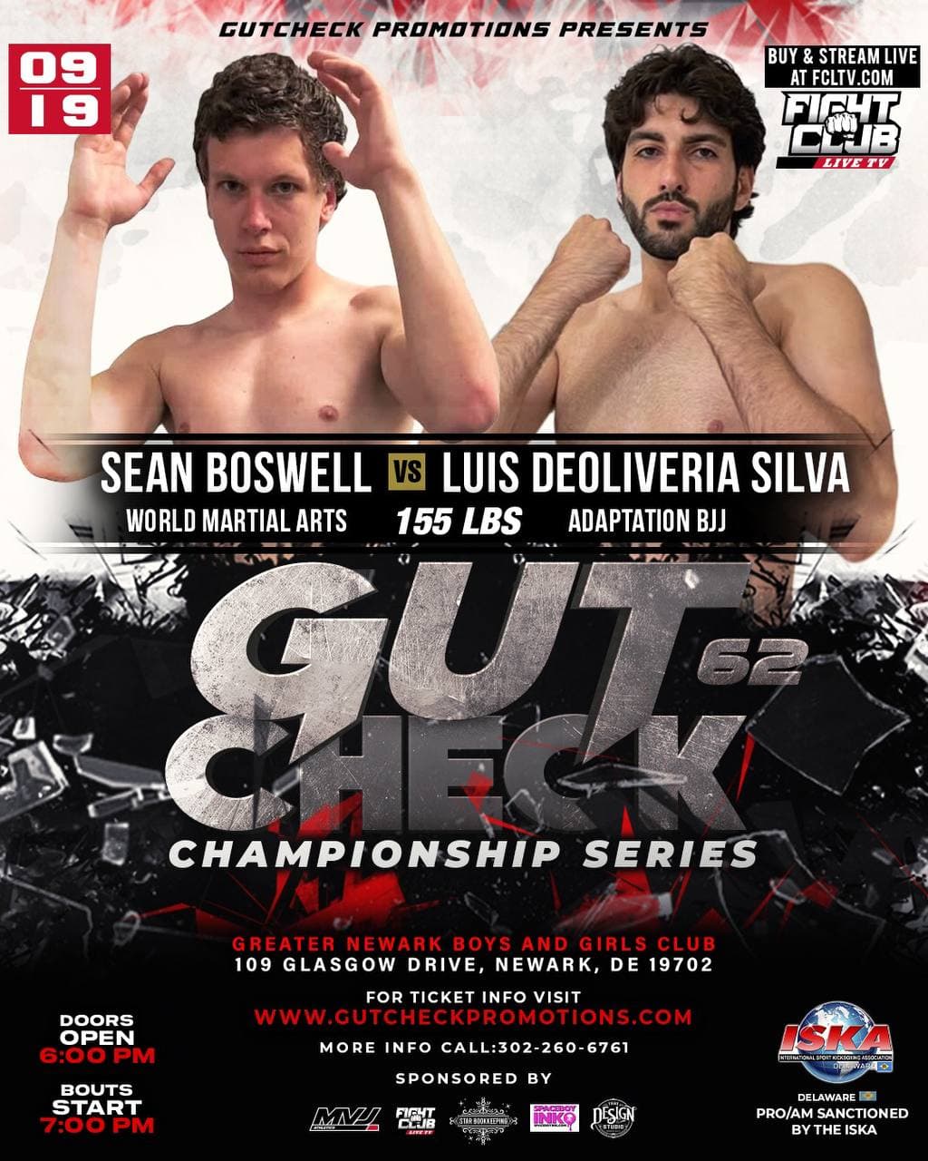 Sean Boswell vs Luis Deoliveria Silva
