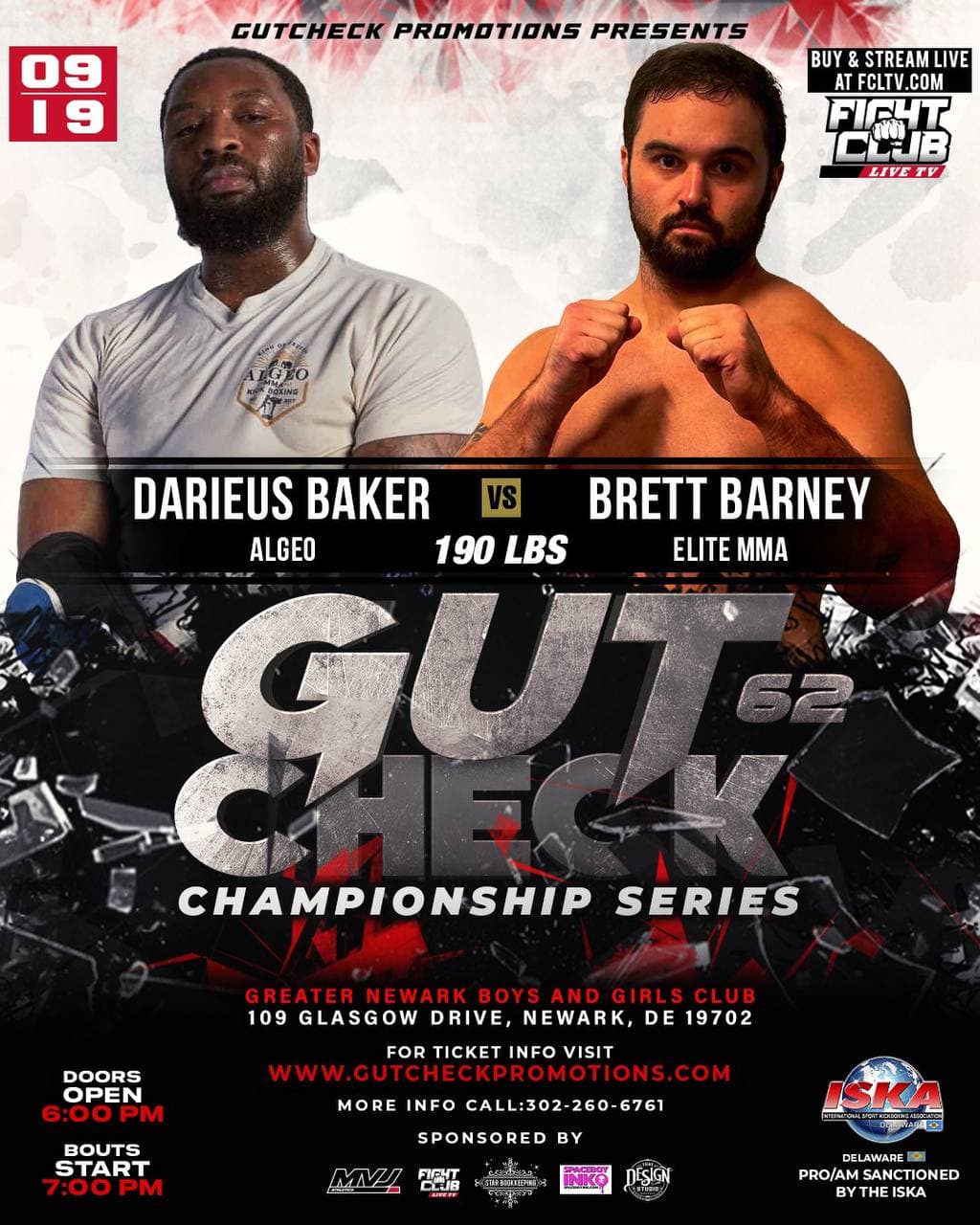 Darieus Baker vs Brett Barney